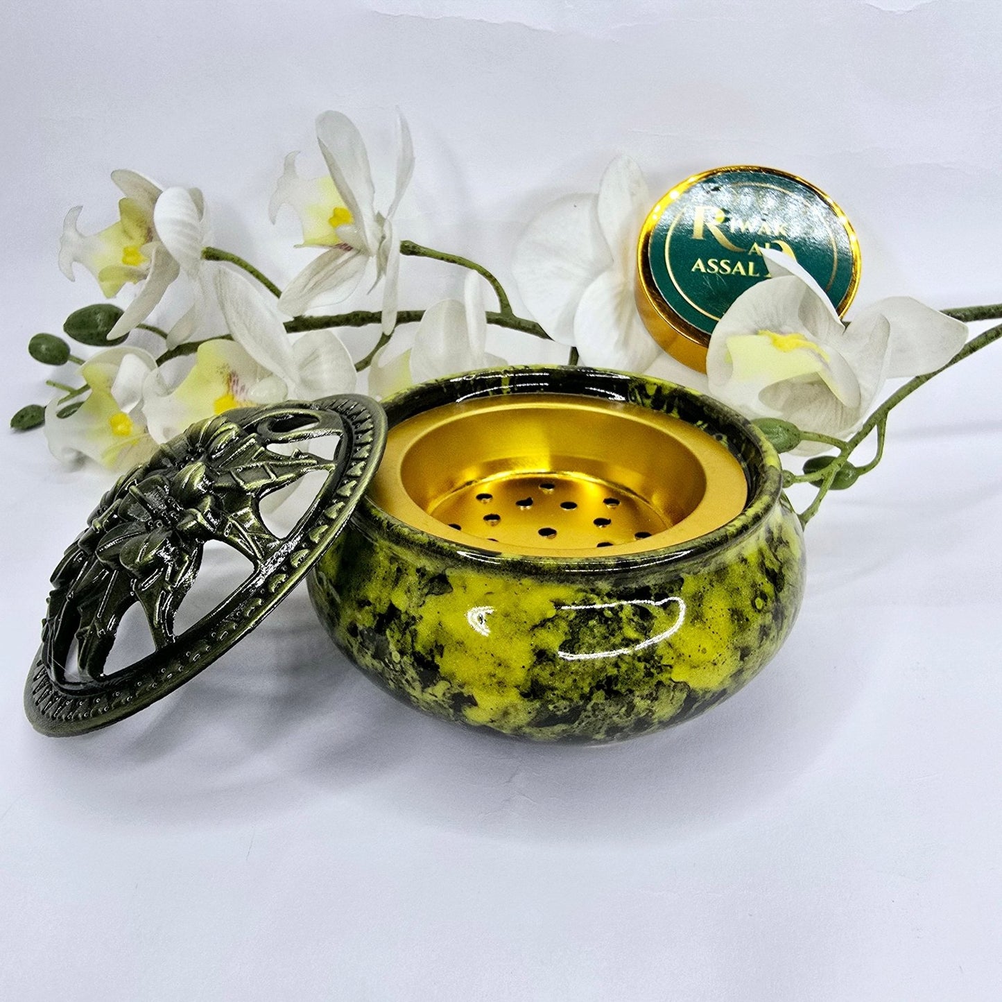 Mini Mibkhara décorative en céramique