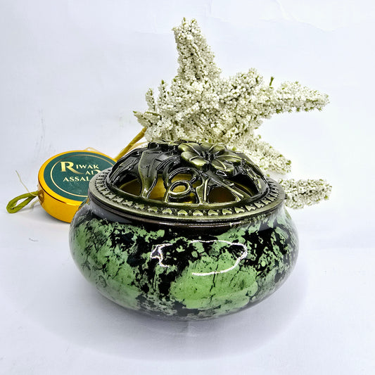 Mini Mibkhara décorative en céramique