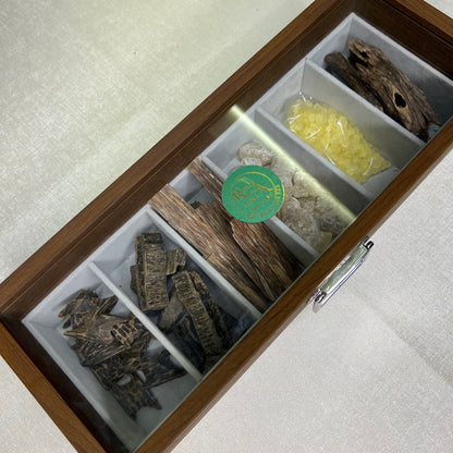 Box Al Fakhama – Coffret Oud & Louban & Maska & Sarghina (بوكس الفخامة – عود & لبان & مسكة & سرغينة) Riwak Al Assala
